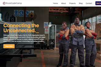 create a landing page