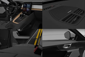 realistic 3d  car modelling, car retexture,  rigging, rendering, interior design