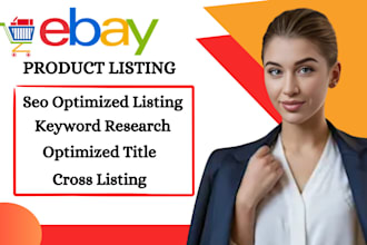 do ebay listing, ebay seo listing, ebay lister, ebay product upload ebay product