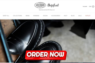 design luxury footwear shopify store sneakers store shoes store footwear website