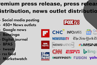 distribute a press release, write a press release and submit a press release