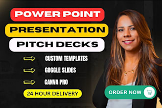 modern design pitch deck and presentations in powerpoint and google slides