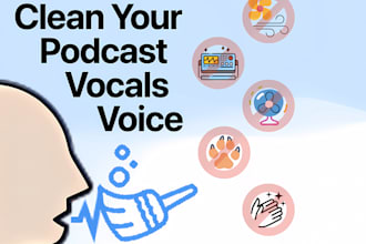 clean up noisy recording of vocals using ml from any track
