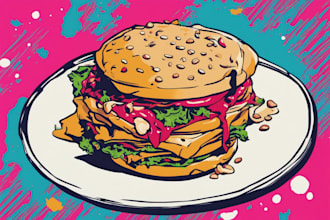 make food pop art for you