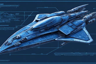 design spaceship, vehicle sci fi illustration and sci fi art