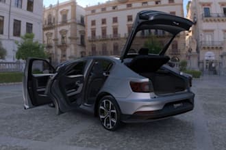 build realistic 3d car model, game asset,ue5 car retexture,rig, 3d vehicle model