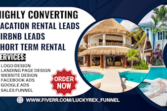 generate converting top vacation rental lead, boost airbnb, short term rentals