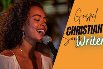 be your soulful christian gospel rnb singer worship vocalist lyrics songwriter