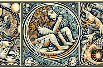 do linocut carving prints style illustration