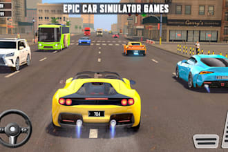 develop best multiplayer car racing game, 3d game development