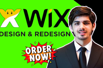 design wix website, redesign wix website, wix studio website