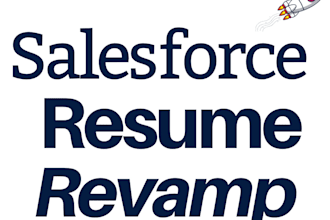 revamp your salesforce resume, linkedin, and cover letter