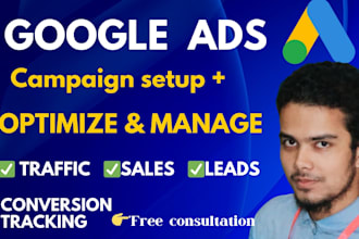 google ads campaign setup ,audit and optimize ppc ads