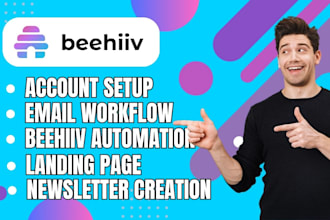setup beehiiv account beehiiv newsletter beehiiv automation beehiiv landing page