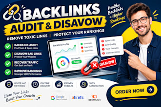disavow bad backlinks and toxic links to recover your traffic