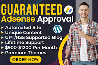 develop google adsense approved websites on wordpress
