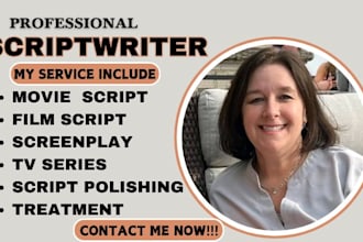 write, edit, TV screenplay, movie script, film script, TV series, screenwriting