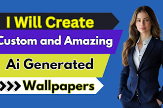 create custom and amazing ai generated wallpapers