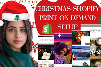 design halloween, new year t shirt design chrismas shopify print on demand setup
