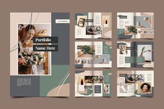 expertly design a book, magazine, cover, brochure, flyer, or catalog in indesign