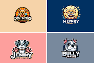 do mascot logo tailored for dogs, cats, and other animals