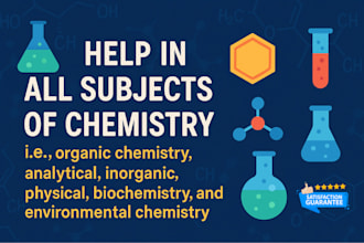 help with all chemistry problems and projects