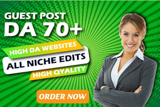 link insertion niche edit high da 70 do follow SEO backlinks