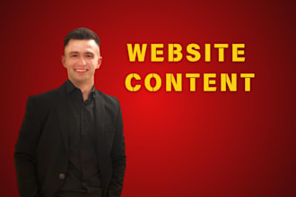 write attractive website content as your main copywriter