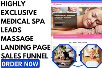 generate medical spa leads massage therapy lead chiropractor medspa leads funnel