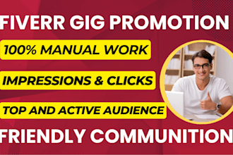 promote and boost your fiverr gig targeted audience