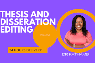 professionally edit dissertations, research phd n capstone projects