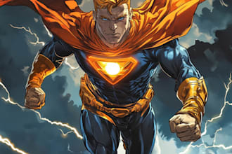 made you into superhero comic cartoon character