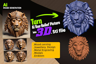 do  basrelief images and convert into 3d relief stl