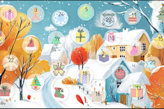 create interactive advent calendars