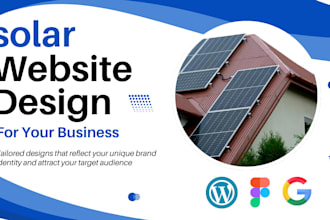 design a solar website to generate high converting solar leads
