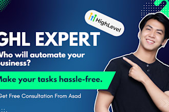 do gohighlevel expert automations, ghl funnel, ghl websites and snapshots