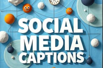 write engaging SEO optimized social media captions