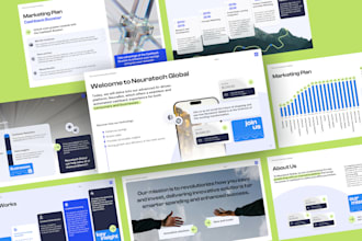 design and write a pitch deck presentation