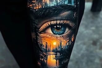 create a beautiful tattoo sleeve art