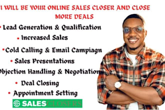 be your virtual sales closer high ticket sales closer b2b sales closer sales rep