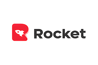 create visually stunning rocket logo to represent your brand