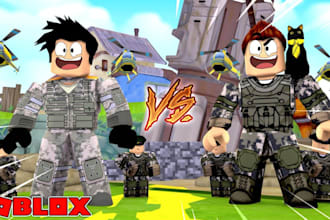 build roleplay roblox game, roblox map,obby game,gui,ui,scripting and bug fixing