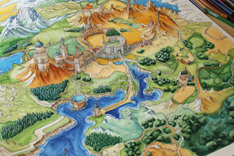 create your professional fantasy city map