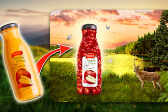 design creative product image manipulation and poster design