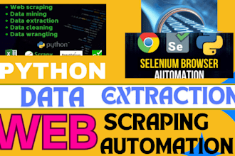 do browser automation web scraping, data extraction, web automation
