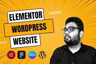 create professional wordpress website design using elementor