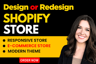 build shopify store setup, shopify store design, shopify dropshipping store