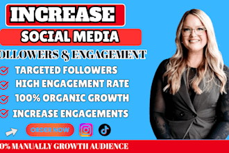 do viral tiktok, facebook, instagram, twitter x promotion to gain real followers