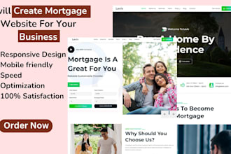 mortgage website mortgage loan website mortgage landing page mortgage website