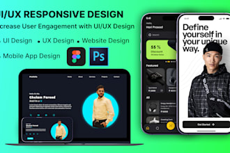 professional figma app, website design unique UI UX prototypes